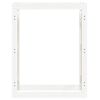 vidaXL Firewood Rack White 80x25x100 cm Solid Wood Pine