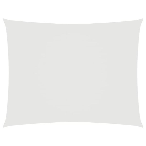 vidaXL Sunshade Sail Oxford Fabric Rectangular 6x7 m White