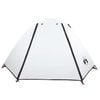 vidaXL Camping Tent Dome 2-Person White Blackout Fabric Waterproof