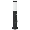 vidaXL Bollard Lights with Sensor&Outlet 3pcs 50 cm Stainless Steel IP44