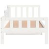 vidaXL Day Bed without Mattress White 90x200 cm Solid Wood Pine