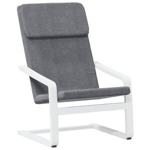 vidaXL Relaxing Chair Dark Grey Fabric