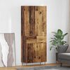 vidaXL Highboard Old Wood 69.5 x 34 x 180 cm Engineered Wood