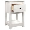 vidaXL Bedside Cabinets 2 pcs White 40x35x61.5 cm Solid Wood Pine