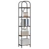vidaXL Bookshelf Smoked Oak 40 x 30 x 183 cm Engineered wood