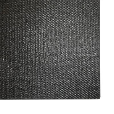 vidaXL Door Mat Black 40x60 cm Tufted Coir