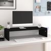 vidaXL Monitor Stand Black 60x23.5x12 cm Engineered Wood