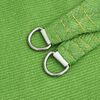 vidaXL Sunshade Sail 160 g/m² Light Green 3.5x5 m HDPE