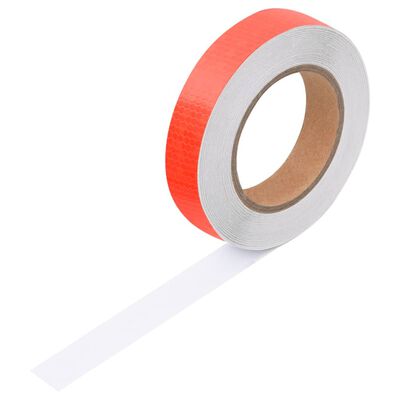vidaXL Reflective Tape Red 2.5 cmx20 m PVC