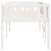 vidaXL Children's Bed without Mattress White 80x200 cm Solid Wood Pine