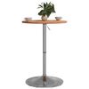 vidaXL Bar Table &Oslash;50x89.5 cm Solid Wood Beech