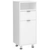 FMD Bathroom Cabinet 36.7x32.9x90.4 cm White