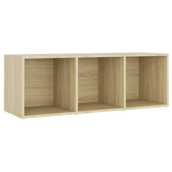 vidaXL TV Cabinet Sonoma Oak 107x35x37 cm Engineered Wood