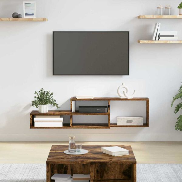 vidaXL Wall TV Stand 120 x 25 x 28.5 cm Engineered Wood