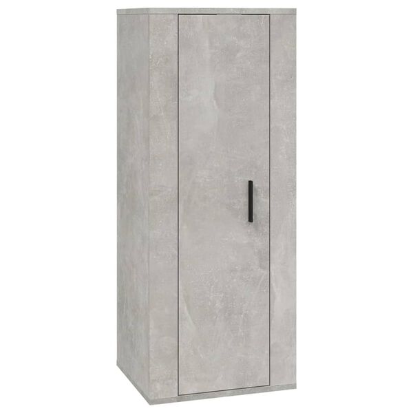vidaXL Wall Mounted TV Cabinet Concrete Grey 40x34,5x100 cm