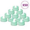 vidaXL Flameless Electric Tea Lights LED Candles 50 pcs Colourful