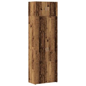 vidaXL Storage Cabinet 3 pcs Old Wood