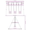vidaXL Outdoor Swing Set with 3 Swings