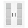 vidaXL Wall Mounted Cabinet White 69.5x34x90 cm