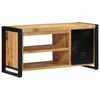 vidaXL Shoe Bench Brown 100 x 40 x 50 cm Solid Mango wood
