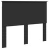 vidaXL Bed Frame with Headboard Black 120 x 190 cm Engineered Wood