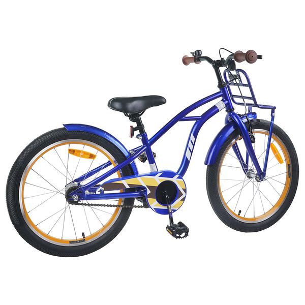 vidaXL Kids Bike 20'' for 6-11 Years Old Dark Blue