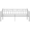 vidaXL Sofa Bed Frame without Mattress Grey Metal 90x200 cm