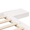 vidaXL Bed Frame White 140 x 200 cm Wood