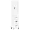 vidaXL Highboard White 34.5x34x180 cm Engineered Wood