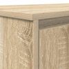 vidaXL Desk Sonoma Oak 120x42x76 cm Engineered Wood