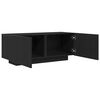 vidaXL TV Cabinet Black Oak 100 x 35 x 40 cm Engineered Wood