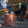 RedFire Handmade Garden Fireplace Kiruna Rust Steel