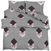 vidaXL Duvet Cover Set Multicolour 200x200 cm Cotton