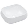 vidaXL Wash Basin 44,5x39,5x14,5 cm Ceramic White