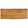 vidaXL Table Top Live Edge 70x20x3.8 cm Solid Wood Mango