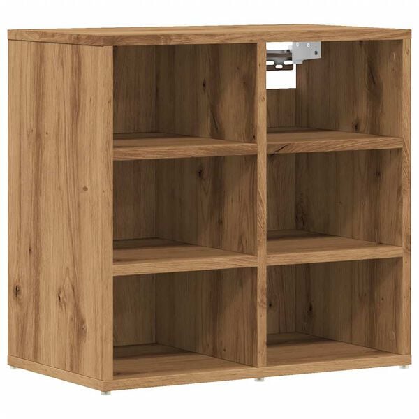 vidaXL Shoe Cabinet Artisan Oak 52x30x50 cm