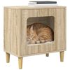 vidaXL Cat House Sonoma 51 x 30 x 52 cm Engineered Wood