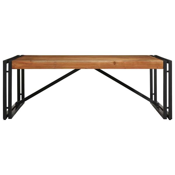 vidaXL Coffee Table 100x100x35 cm Solid Wood Acacia
