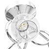vidaXL Ceiling Lamp with Chrome Plated Lamp Shades for 3 G9 Bulbs