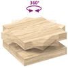 vidaXL Coffee Table 360-Degree Rotatable Sonoma Oak 70x70x34.5 cm