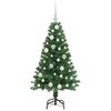 vidaXL Artificial Christmas Tree with 150 LEDs with Stand Green 120 cm
