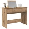 vidaXL Cosmetic Table with Drawer Artisan Oak 100 x 45 x76 cm
