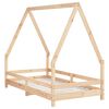 vidaXL Kids Bed Frame 80x160 cm Solid Wood Pine