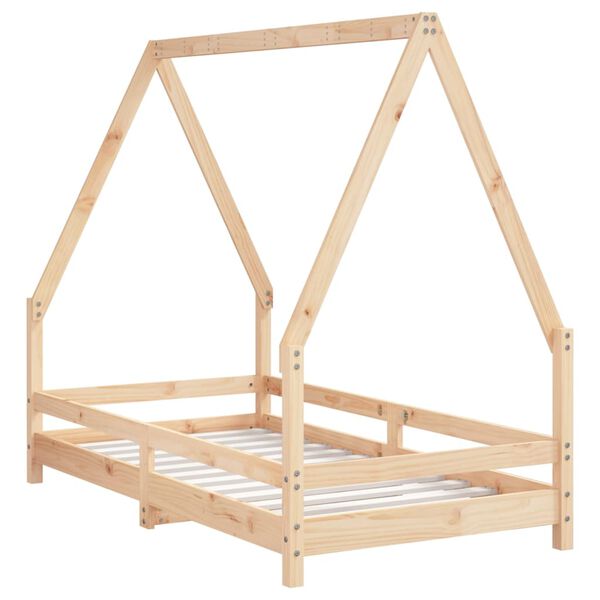 vidaXL Kids Bed Frame 80x160 cm Solid Wood Pine