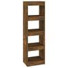 vidaXL Book Cabinet | Smoked Oak | Engineered wood | Moderate | Book Cabinet