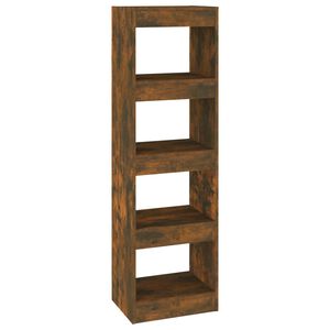 vidaXL Book Cabinet | Smoked Oak | Engineered wood | Moderate | Book Cabinet