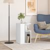 vidaXL Side Table White 35x35x60 cm Engineered Wood