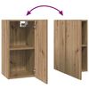 vidaXL TV Cabinet Set Wall-mounted 3 pcs Artisan oak 60 x 30 x 30 cm