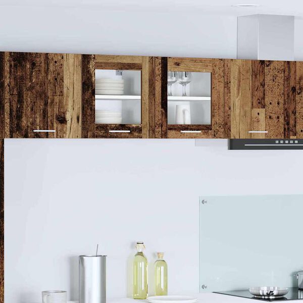 vidaXL Hanging Cabinet Old Wood 40 x 31 x 40 cm Engineered Wood