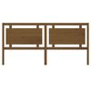 vidaXL Bed Headboard Honey Brown 205.5x4x100 cm Solid Pine Wood